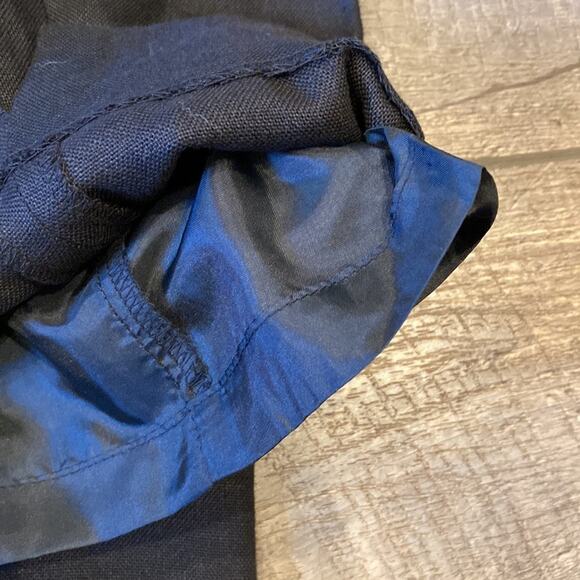 TALBOTS PETITES Black Irish Linen Capri Pants Size 10 - Picture 8 of 8